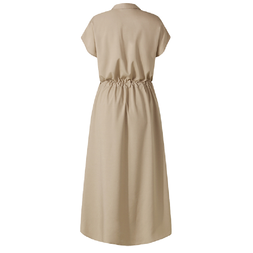 Short Sleeve Lapel With Side Pocket Casual Holiday Dresses For Women