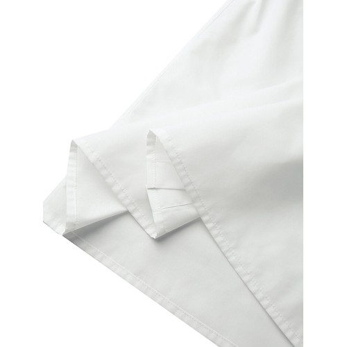 Women Casual Solid Color Tie Front Long Sleeve Simple Shirts