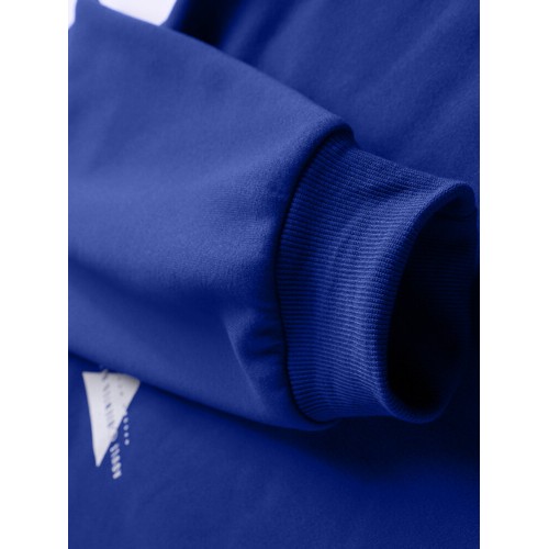 Women Puff Sleeve Thick Solid Face Printing Letter Round Neck Long Sleeve Pullover Sweatshirt
