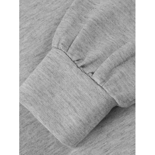 Women Solid Split Drawstring Long Sleeve Casual Ankle Length Hooded Sweatshirts