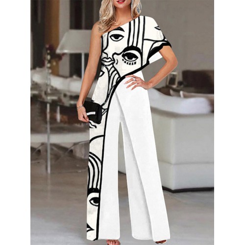 Women Sleeveless Pleating Strapless Summer Casual Jumpsuits