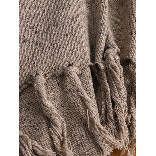 Women Winter Warm Long Sleeve Tassel Sweater Coats Outwears